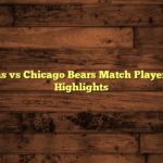 Detroit Lions vs Chicago Bears Match Player Stats: Key Highlights