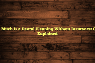 How Much Is a Dental Cleaning Without Insurance: Costs Explained