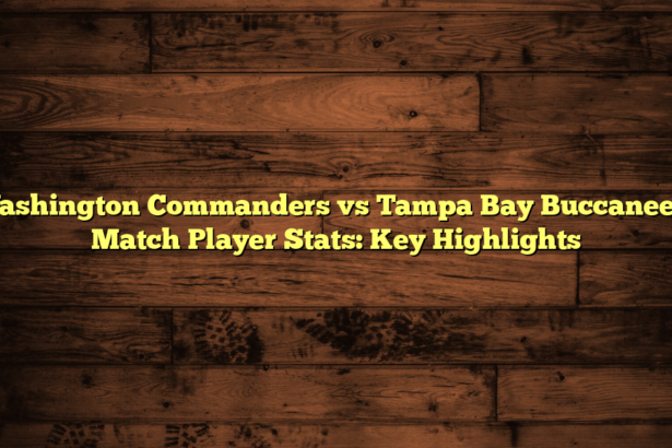 Washington Commanders vs Tampa Bay Buccaneers Match Player Stats: Key Highlights