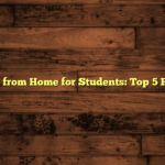 Online Work from Home for Students: Top 5 Flexible Jobs