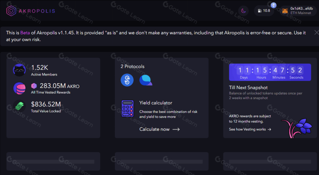 Revisión de Akropolis (AKRO): agregador de préstamos DeFi 5 revision de akropolis akro agregador de prestamos defi 1