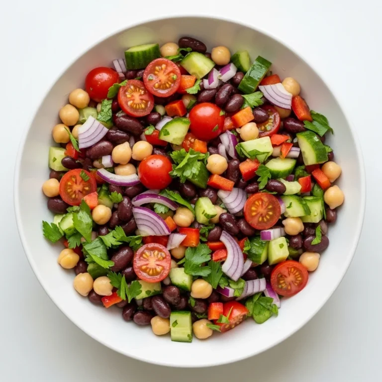 Dense bean salad