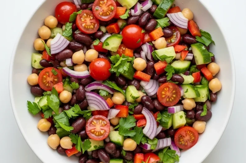 Dense bean salad