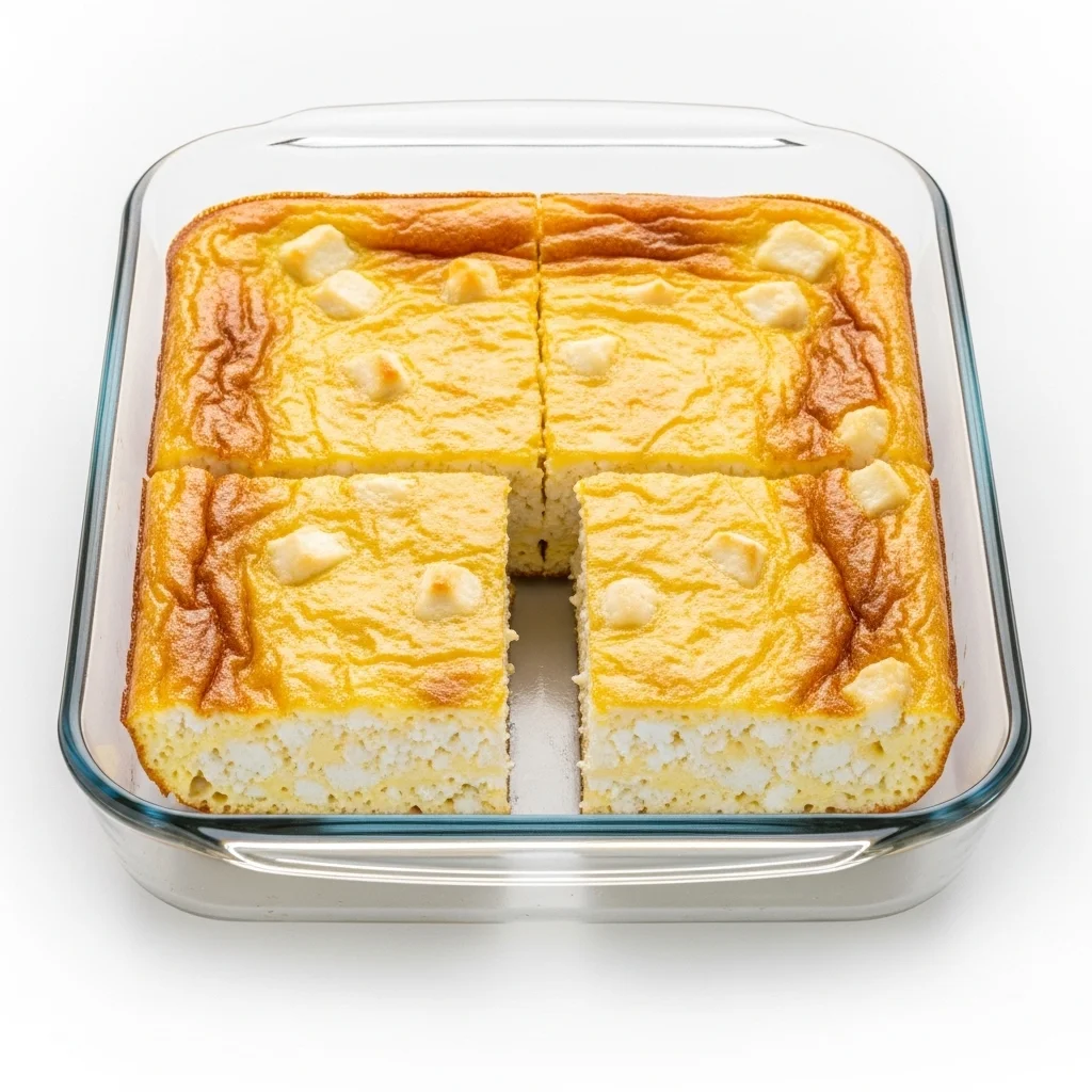 Baked cottage cheese eggs