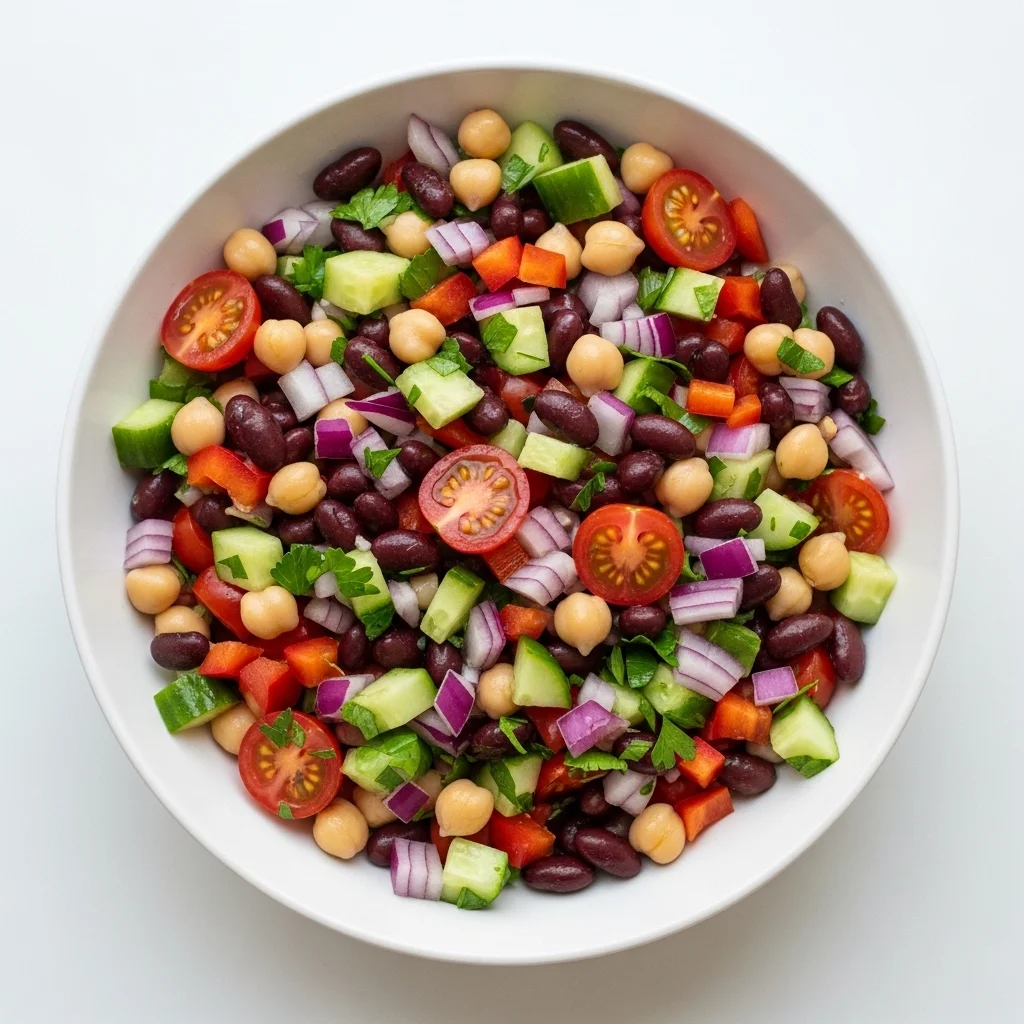 Dense bean salad