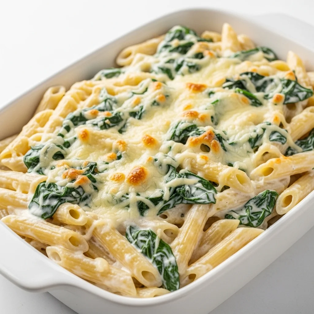 Creamy Baked Cottage Cheese Pasta