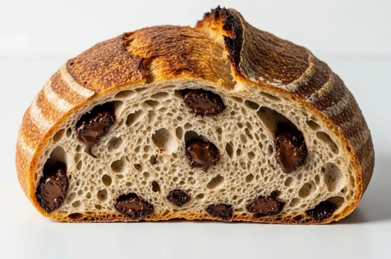 Chocolate sourdough bread