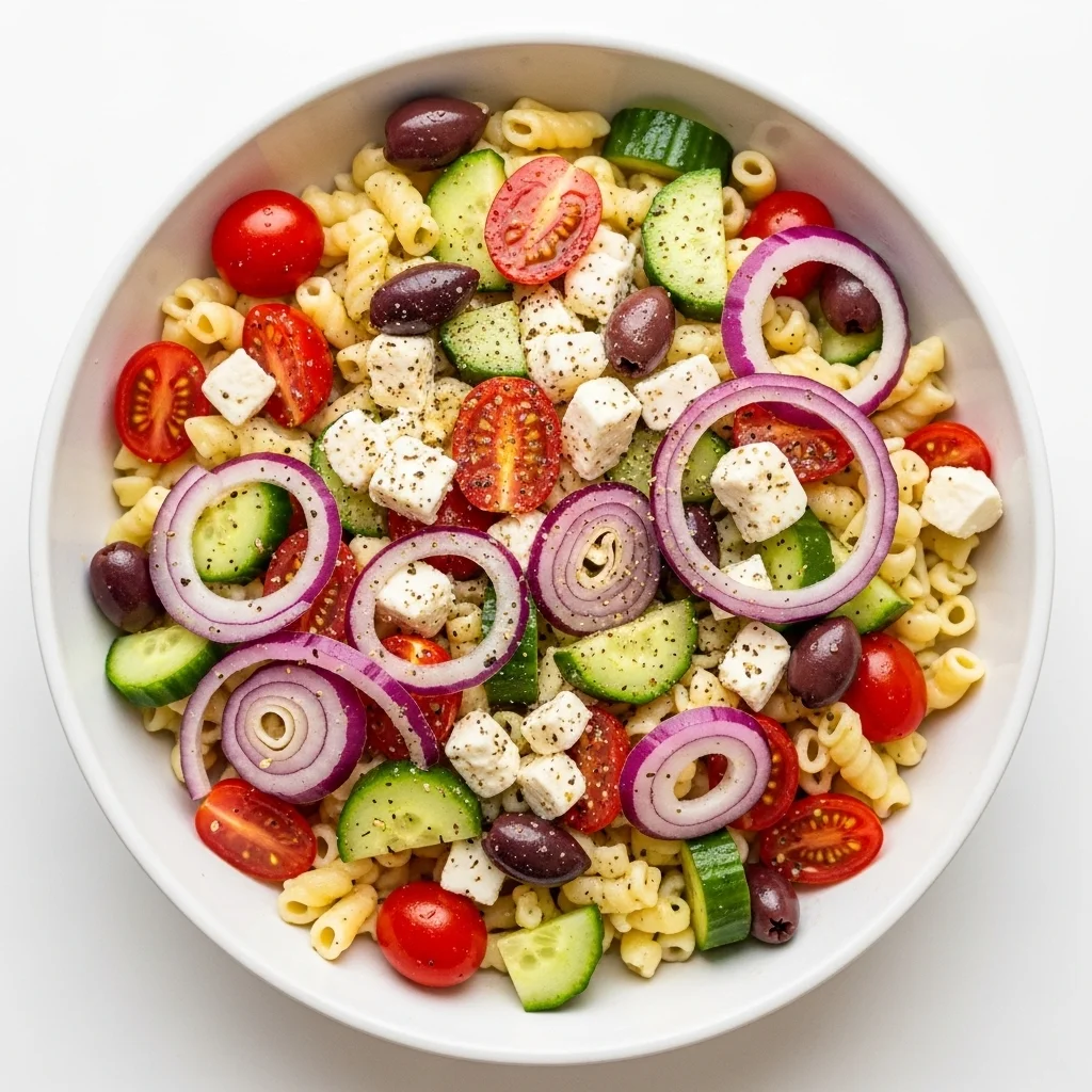 Greek pasta salad