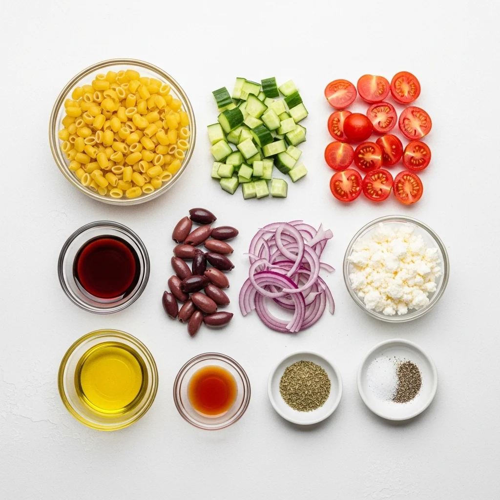 Greek pasta salad