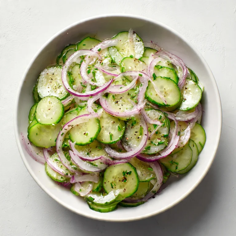 Cucumber Salad with Vinegar