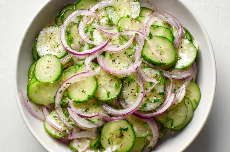 Cucumber Salad with Vinegar