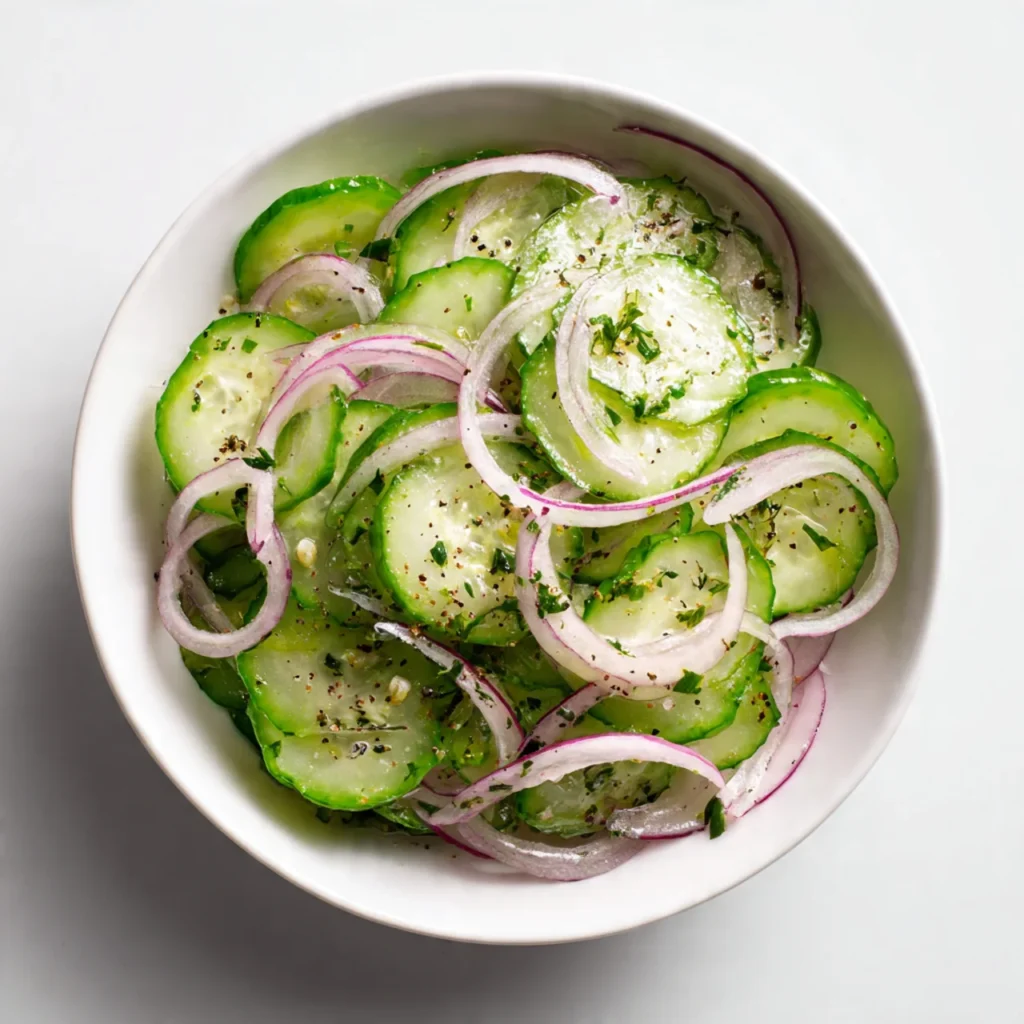 Cucumber Salad with Vinegar