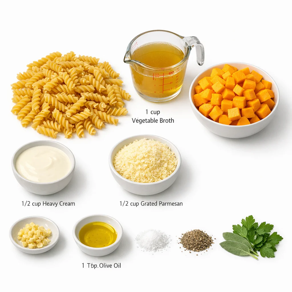 Butternut Squash Pasta