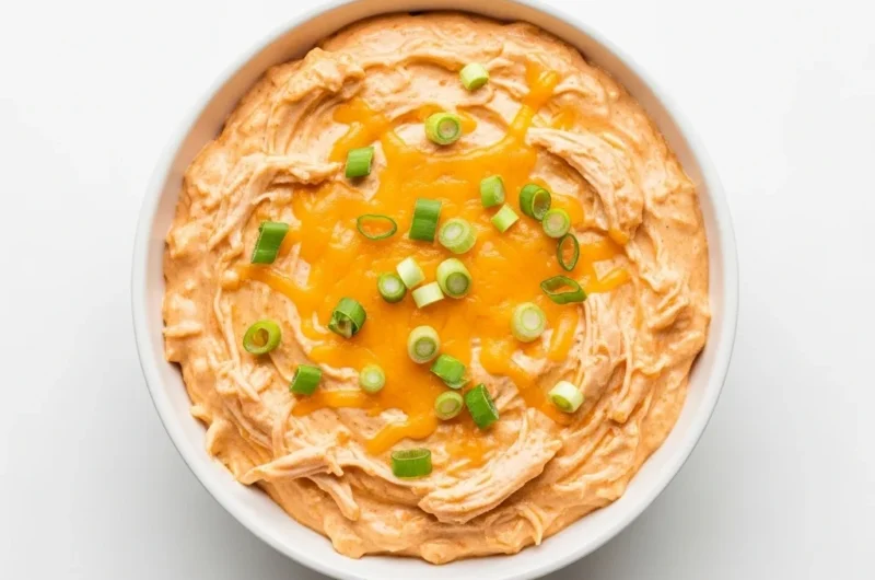 Cottage Cheese Buffalo Chicken Dip