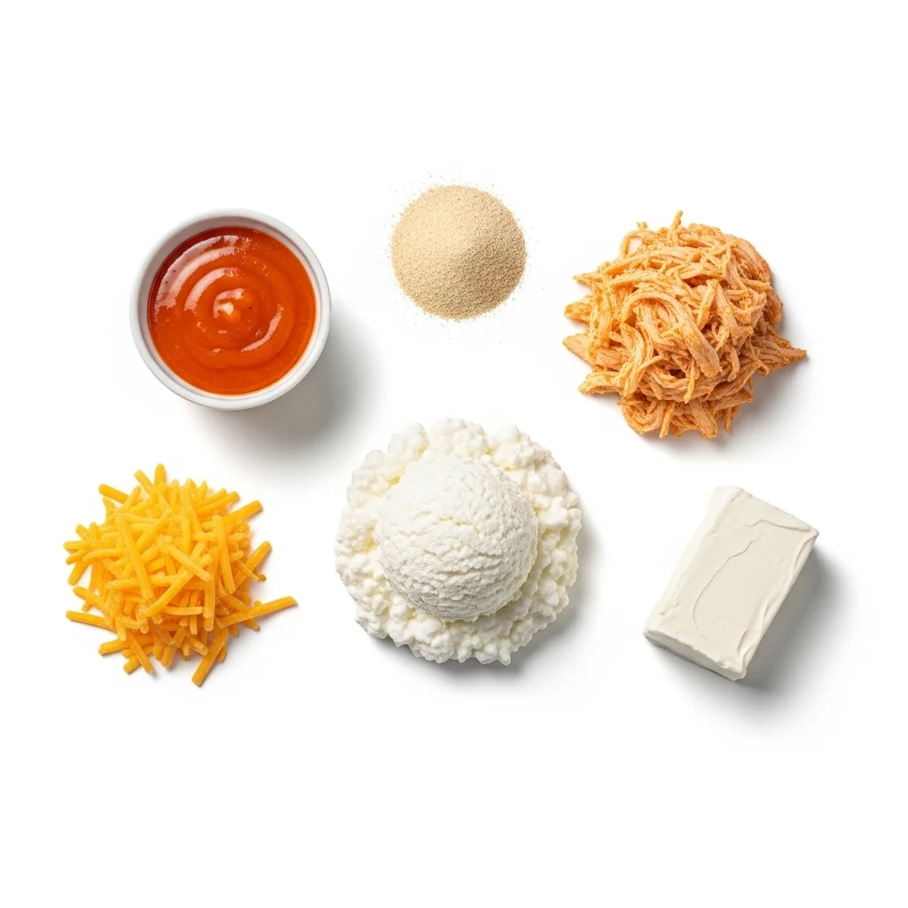 Cottage Cheese Buffalo Chicken Dip