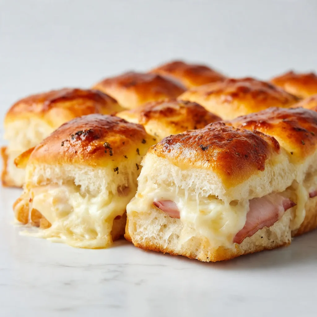 Ham and Cheese Hawaiian Rolls