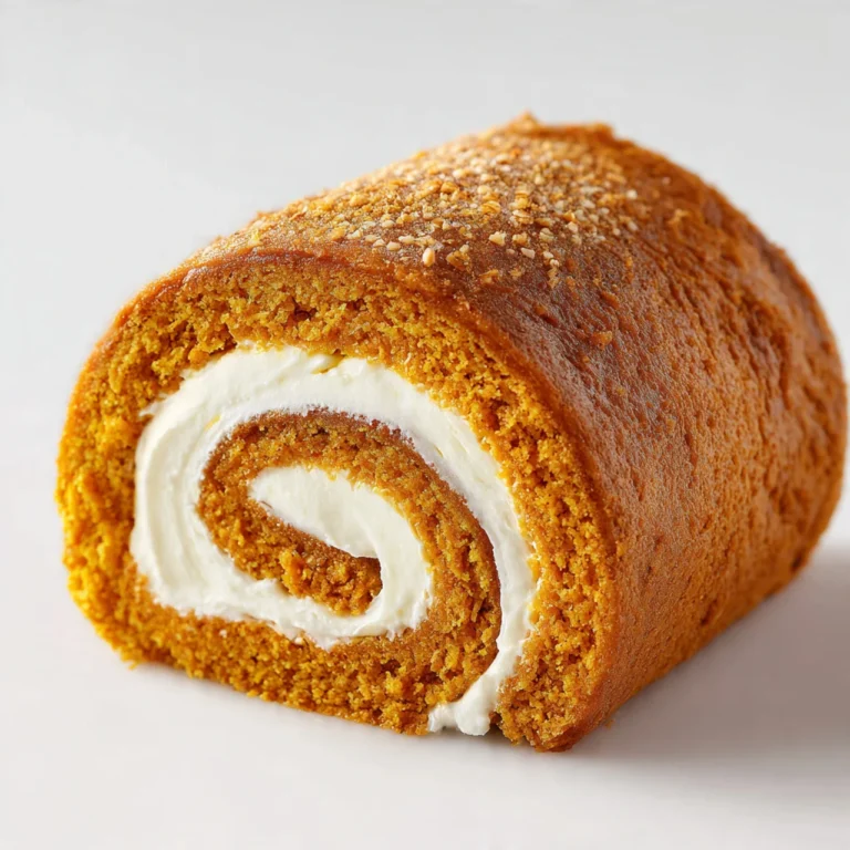 Pumpkin Roll With Cream Cheese Filling