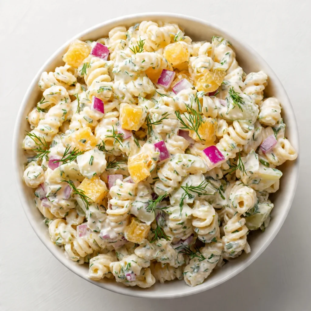 Dill Pickle Pasta Salad